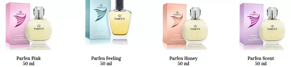 Флргарден производел на парфюми марката Парфен